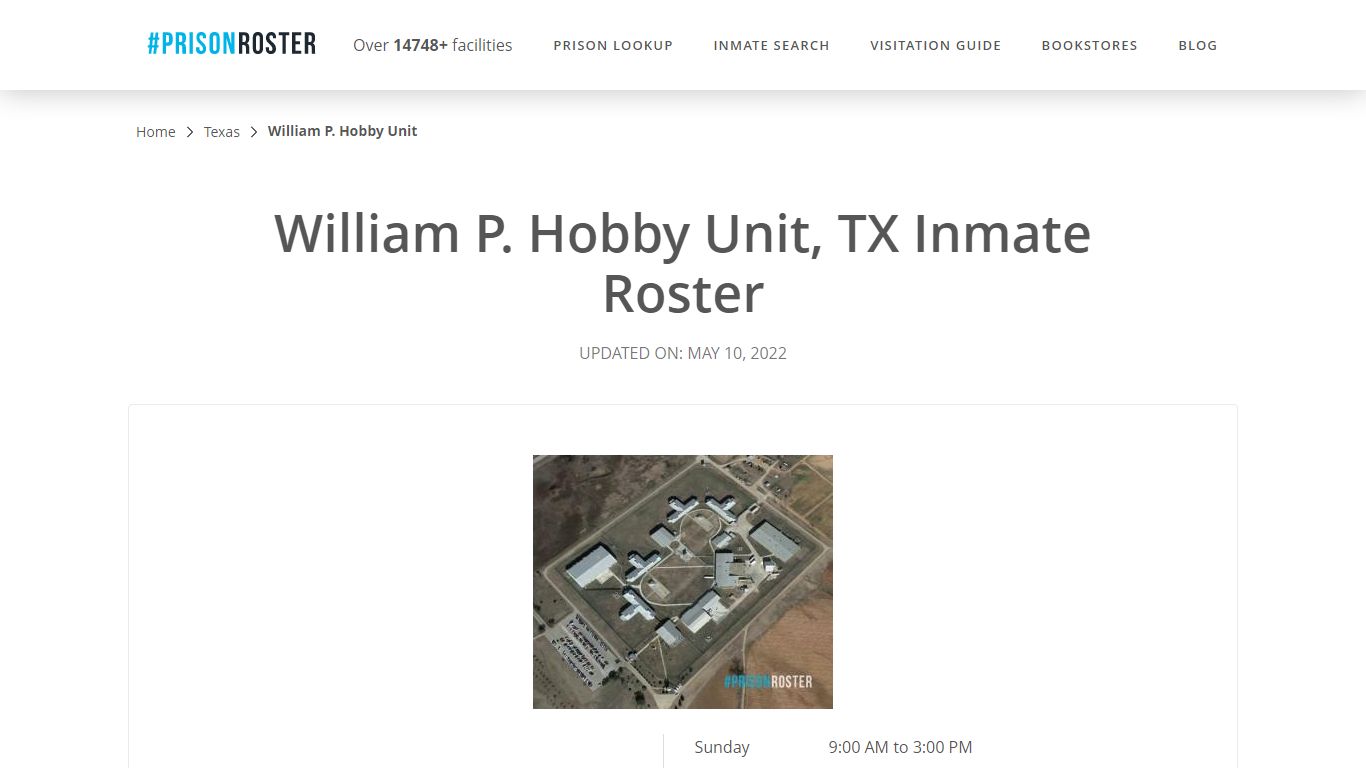 William P. Hobby Unit, TX Inmate Roster - Prisonroster